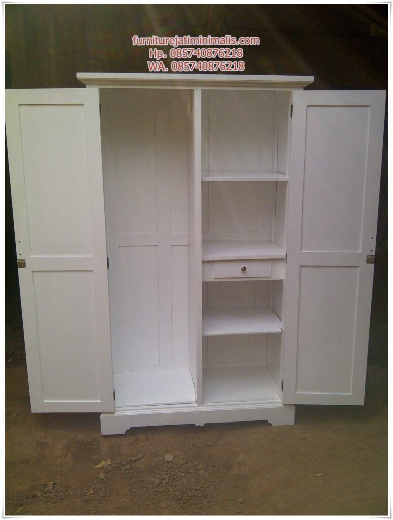 lemari pakaian 2 pintu, lemari pakaian, almari pakaian