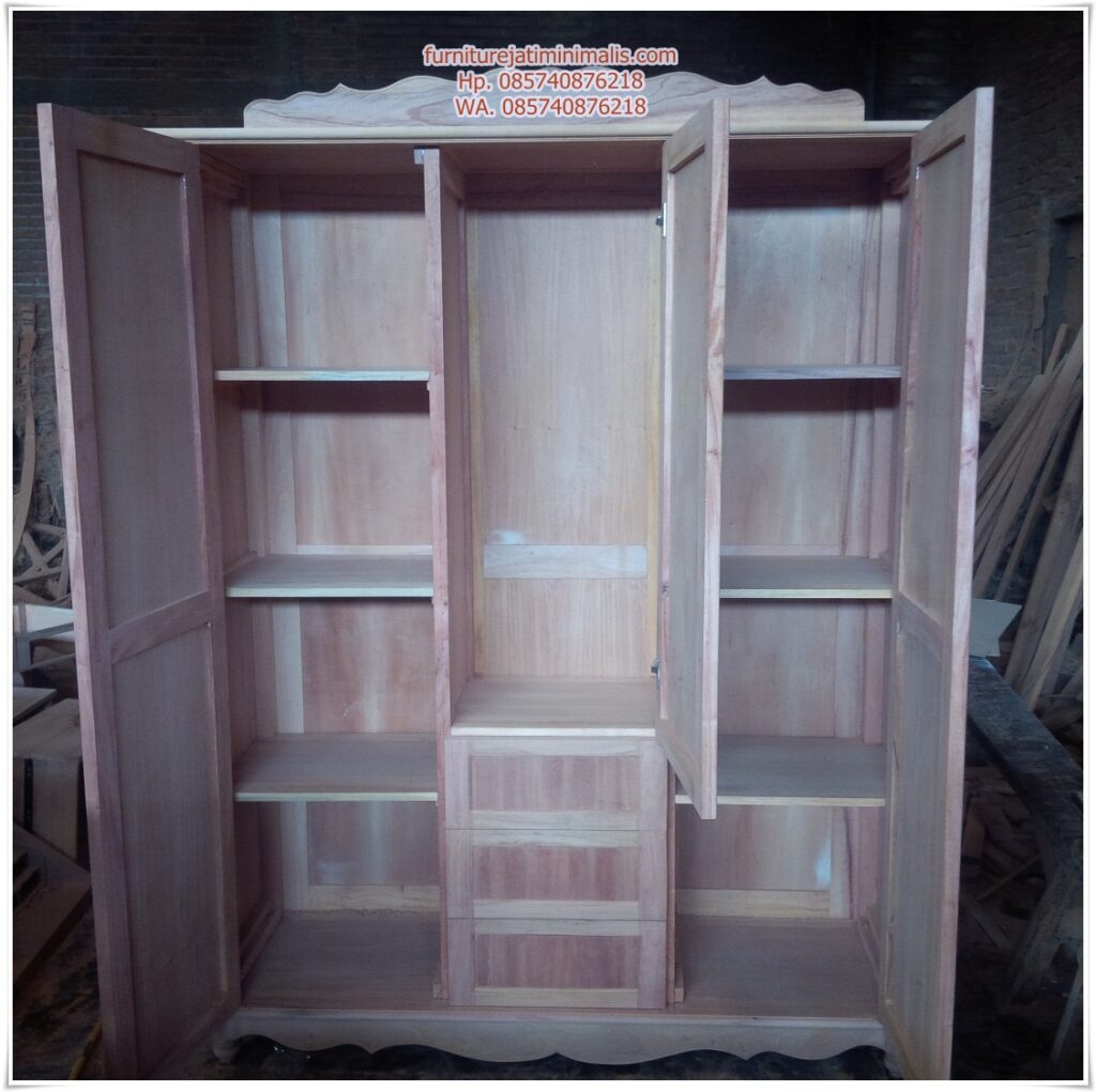 lemari pakaian pintu buka, lemari baju, almari baju